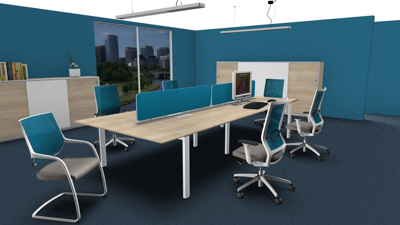 Esempio di colori pastello per ufficio