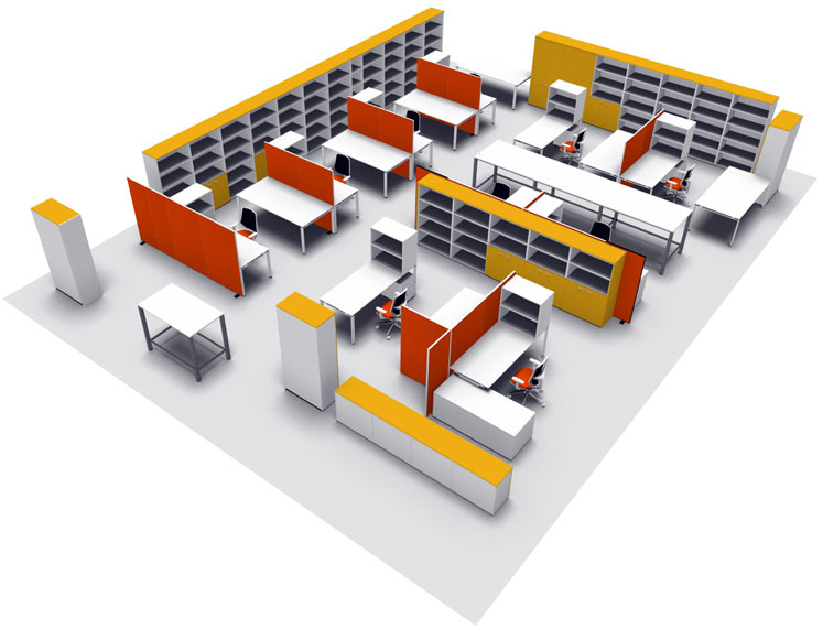 ufficio stimolante rendering